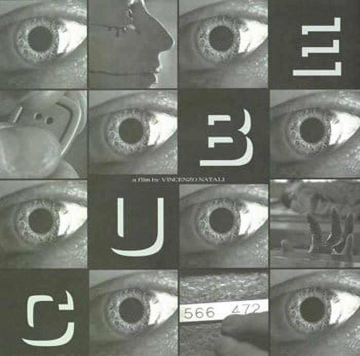 Cube Movie Poster 17x11 print showcasing suspenseful film art.