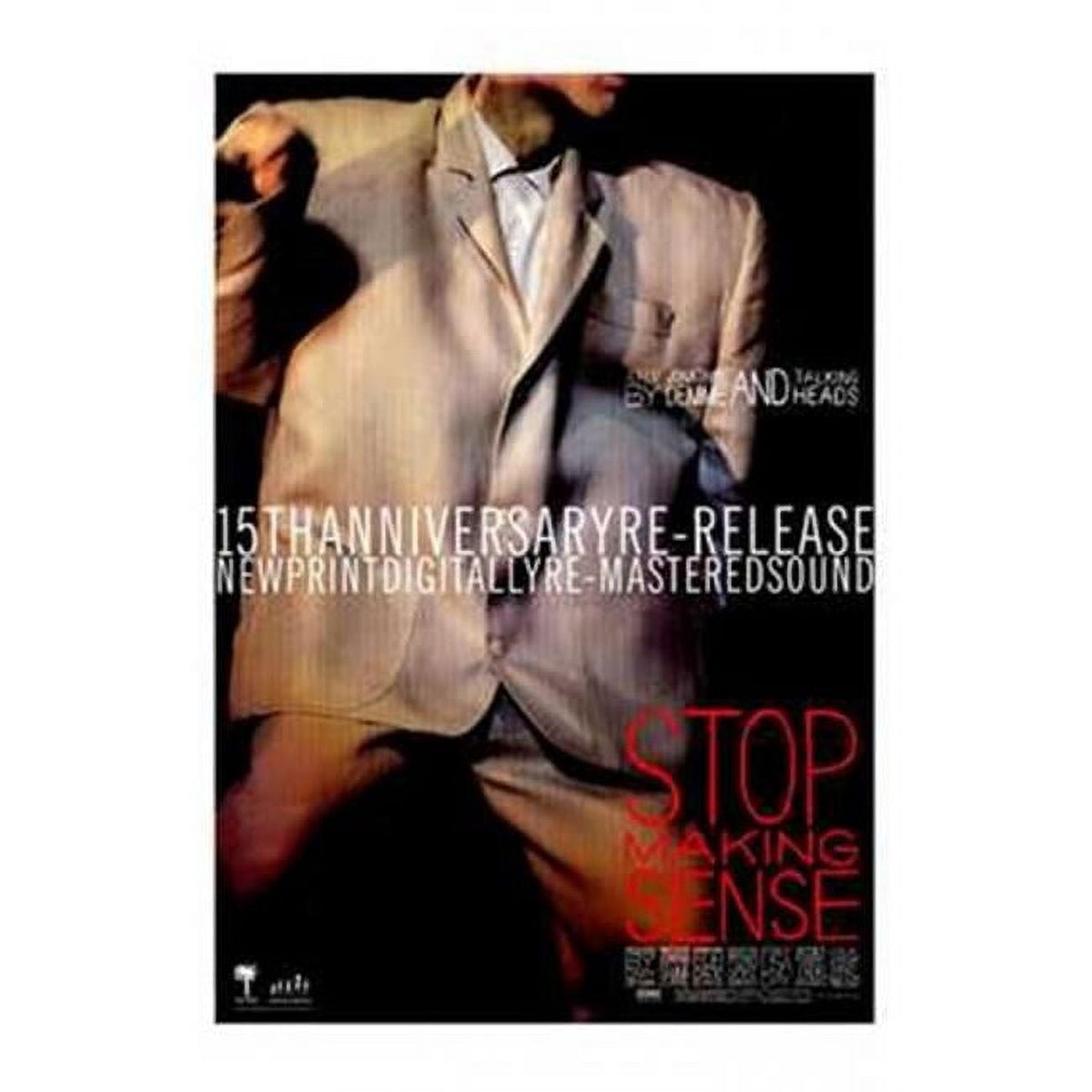 Stop Making Sense Movie Poster 11x17 print