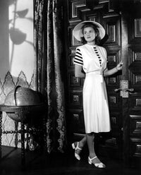 Ingrid Bergman in jumper dress from Casablanca 1942 photo print.