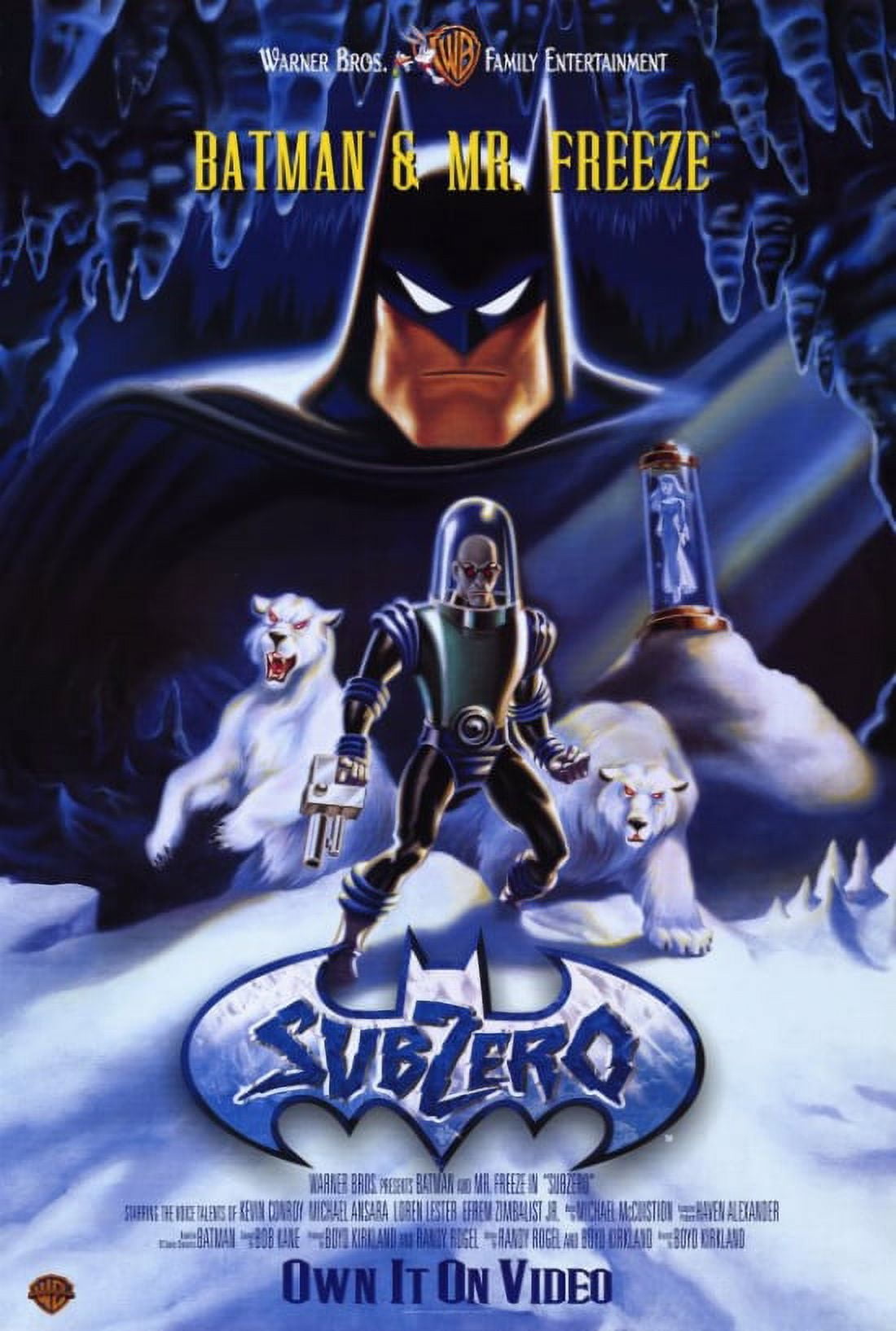 Batman & Mr. Freeze: SubZero Movie Poster, 11x17 print