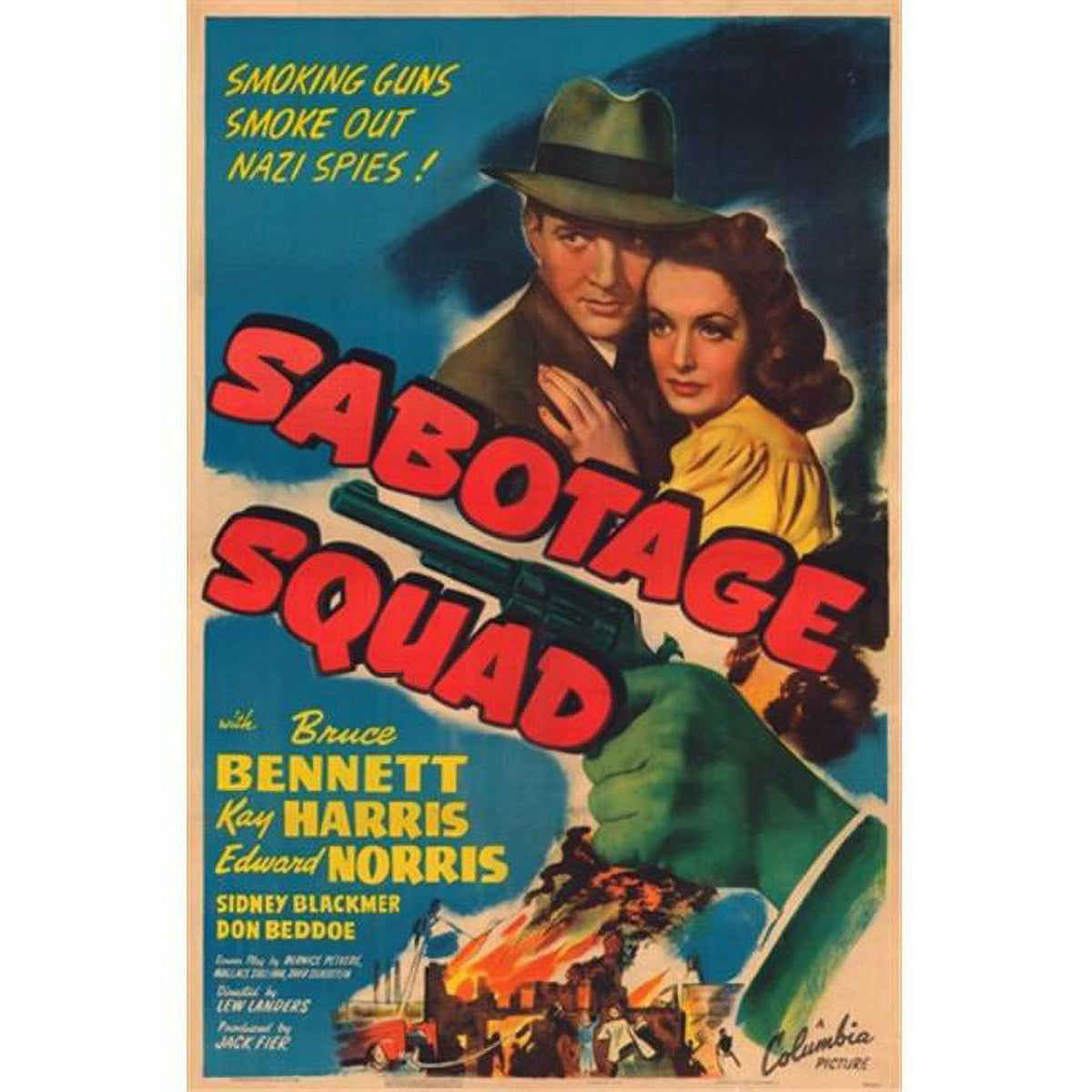 Sabotage Squad Movie Poster 11x17 print