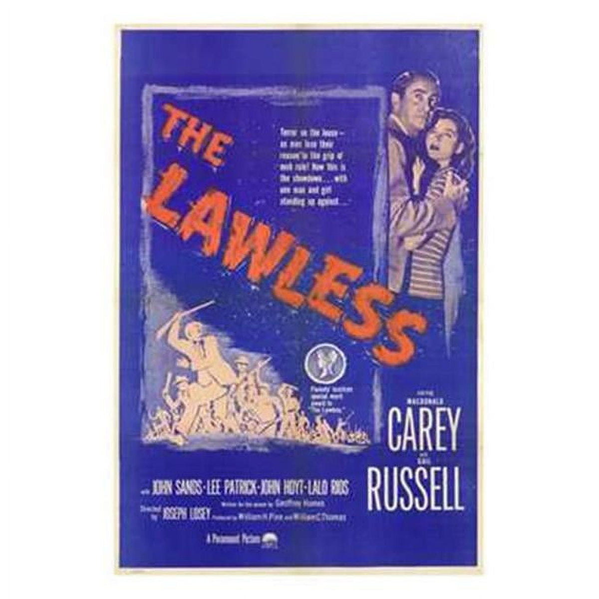 The Lawless movie poster 11x17 print showcasing dramatic visuals.