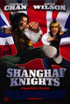 Shanghai Knights Movie Poster Print 27x40 featuring comedic adventure scene.