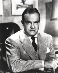 Bob Hope seated in formal suit portrait photo print