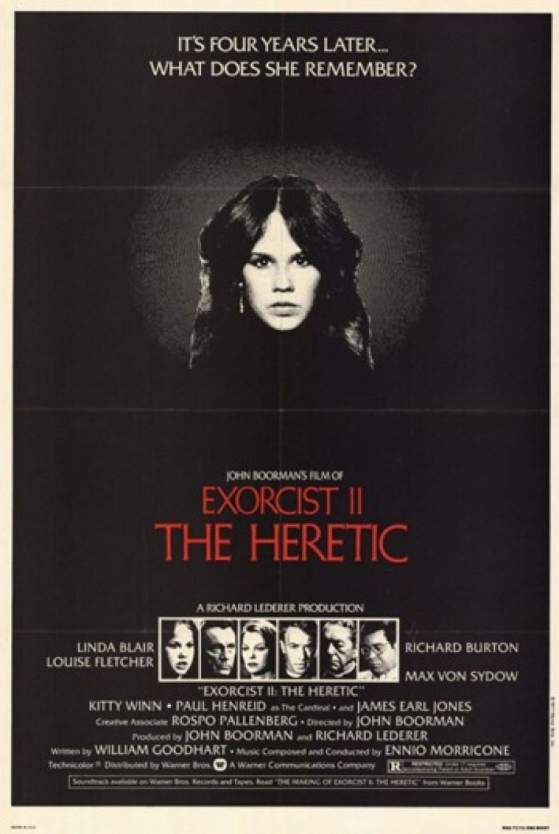 Exorcist II: The Heretic movie poster print in 11x17 size.