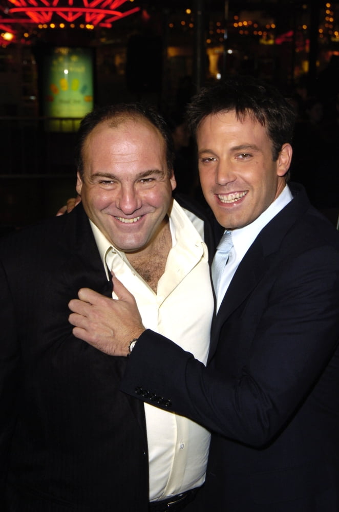 James Gandolfini and Ben Affleck at Surviving Christmas Premiere Photo Print
