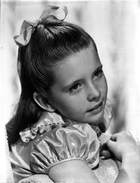 Margaret O'Brien Puff Sleeve Photo Print showcasing classic cinema beauty.