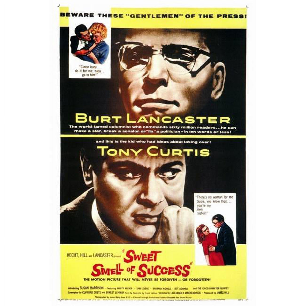 The Sweet Smell of Success Movie Poster Print 27x40