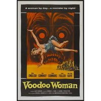 Voodoo Woman Movie Poster Print 27x40 featuring classic film art