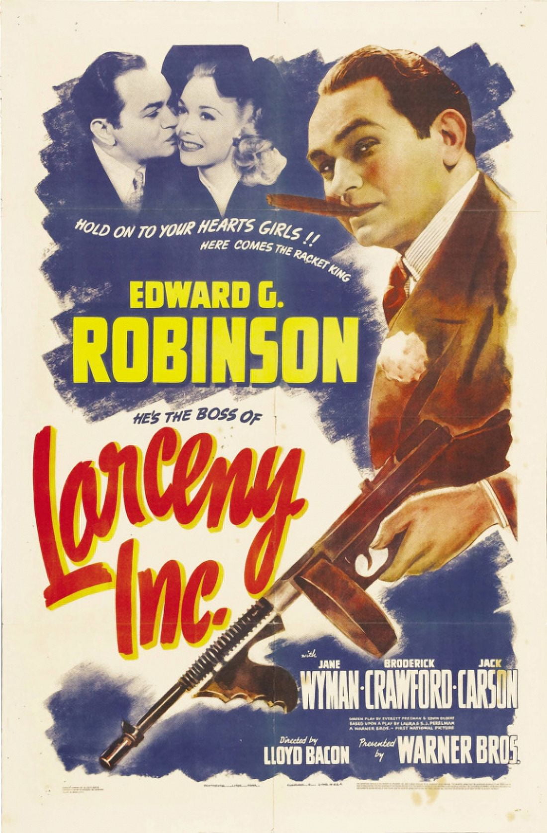 Larceny Inc. movie poster 11x17 print showcasing classic cinema.