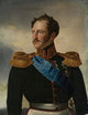 Portrait of Tsar Nicholas I poster print showcasing historical artwork.