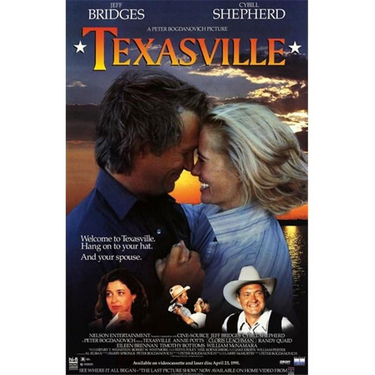 Texasville Movie Poster 11x17 print for home decor