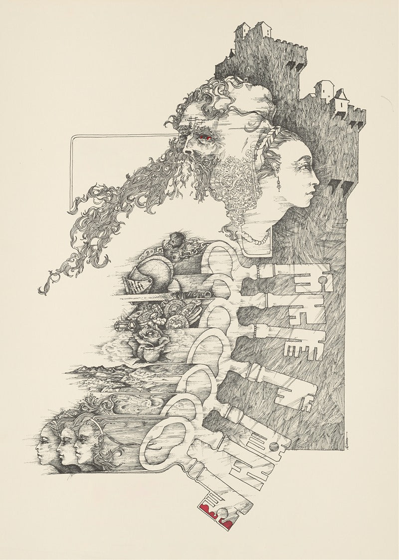 Bluebeard's Castle Poster Print in multiple sizes.