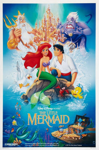 The Little Mermaid Fine Art Poster Print featuring Ariel