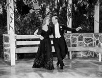 Fred Astaire and Ginger Rogers Dancing in the Gazebo Photo Print