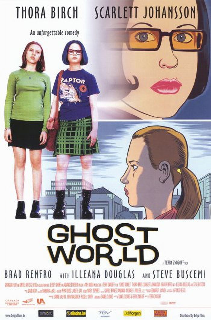 Ghost World Movie Poster featuring vibrant artwork