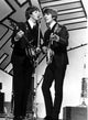 George Harrison and Paul McCartney live performance photo print