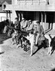 Bonanza Posed on Horse Photo Print showcasing a classic Western scene.