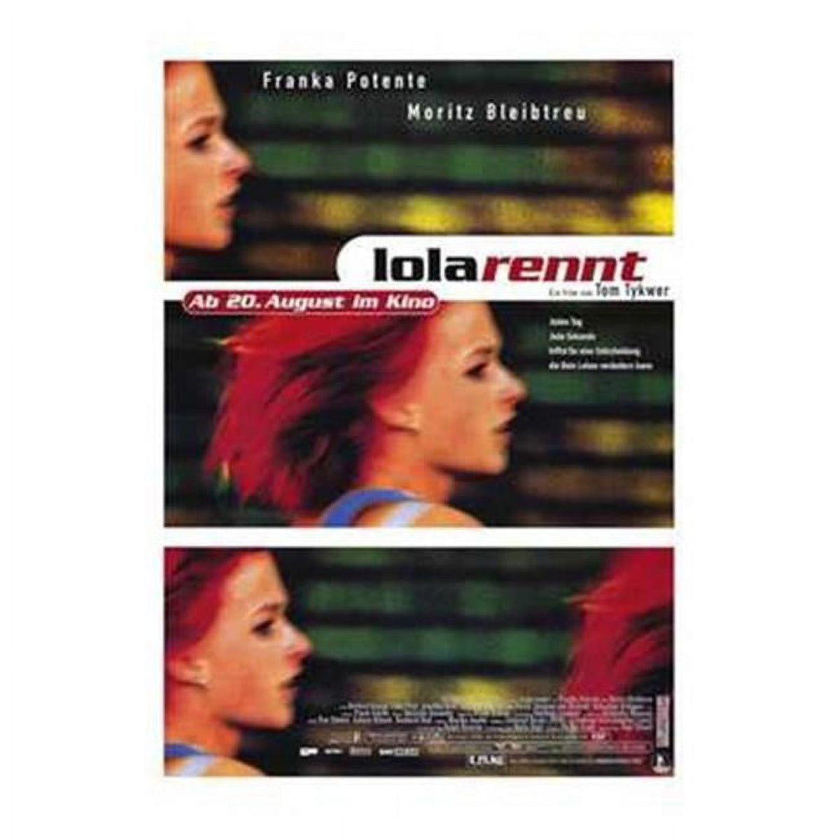 Run Lola Run movie poster print - vibrant 11x17 inch design.
