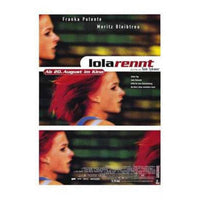 Run Lola Run movie poster print - vibrant 11x17 inch design.