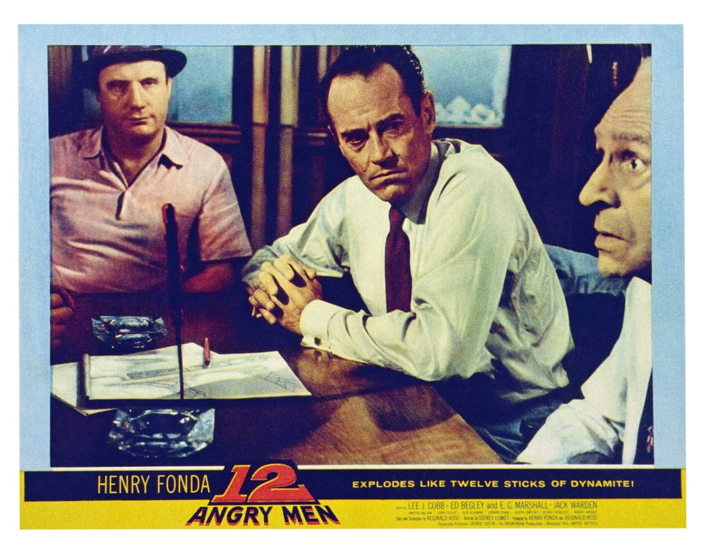 12 Angry Men Movie Poster Print - Classic Film Still