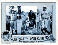 Babe Ruth Play Ball 1920 Movie Poster Masterprint 14x11