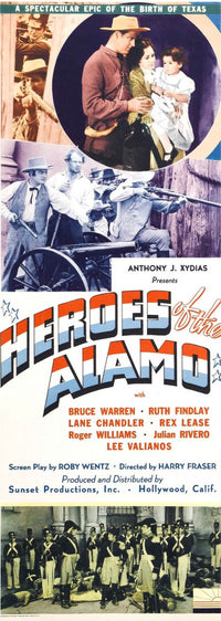Heroes of the Alamo 1937 Movie Poster Masterprint featuring Bruce Warren and cast