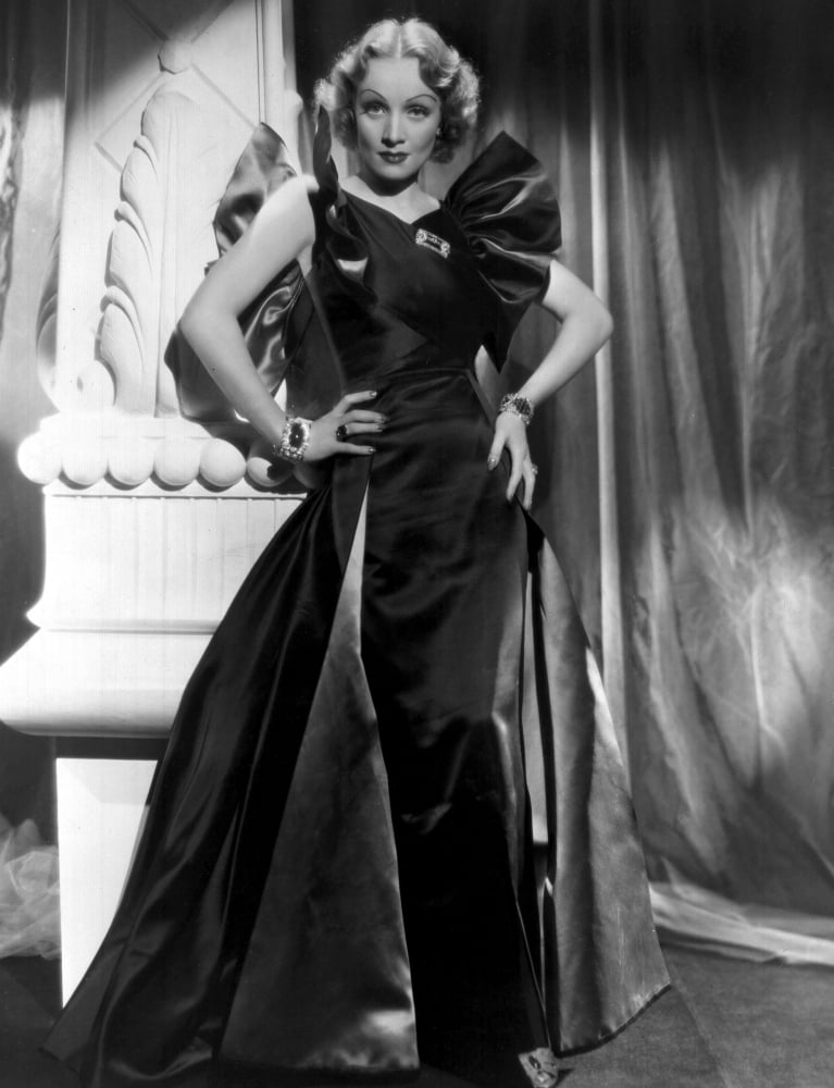 Marlene Dietrich 1937 photo print showcasing classic Hollywood glamour.