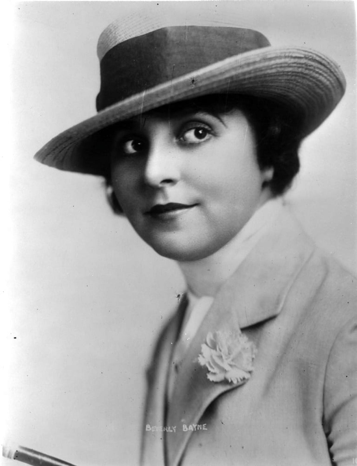 Portrait of Beverly Bayne photo print showcasing vintage cinema charm.
