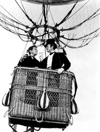 Around The World In 80 Days 1956 movie photo print featuring Cantinflas and David Niven.