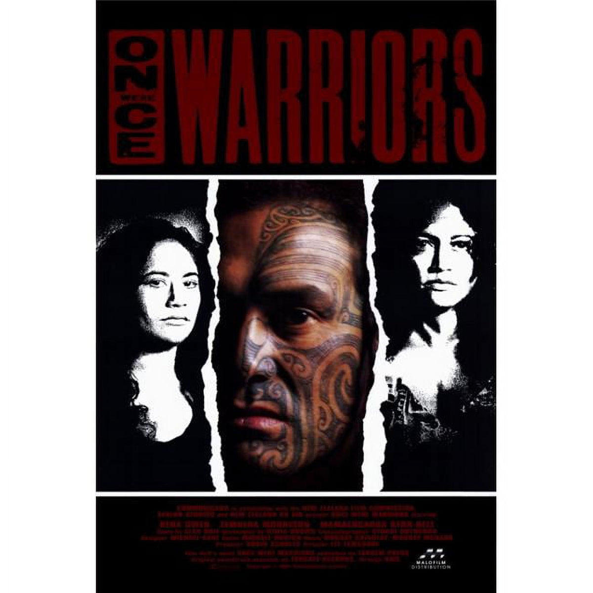 Once Were Warriors movie poster print 27x40 inches featuring dramatic film imagery.
