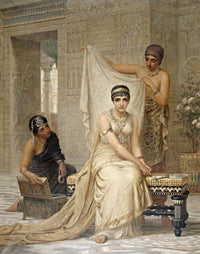 Queen Esther Art Print by Edwin Long on premium paper