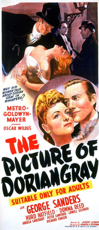 The Picture of Dorian Gray Movie Masterprint Poster featuring Donna Reed and Hurd Hatfield, 1945