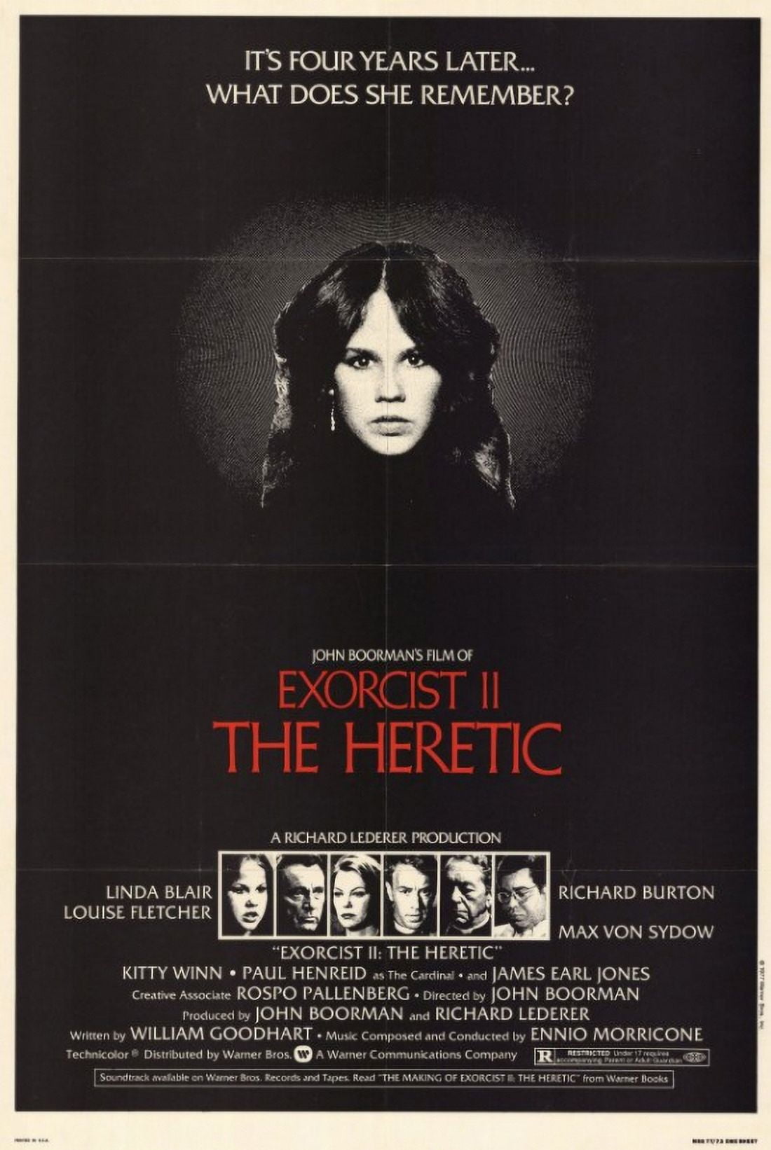 Exorcist II: The Heretic movie poster 11x17 print