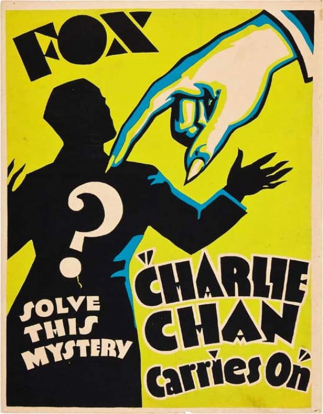 Charlie Chan Carries On Movie Poster 11x17 print
