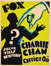 Charlie Chan Carries On Movie Poster 11x17 print