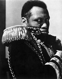Paul Robeson in military uniform photo print