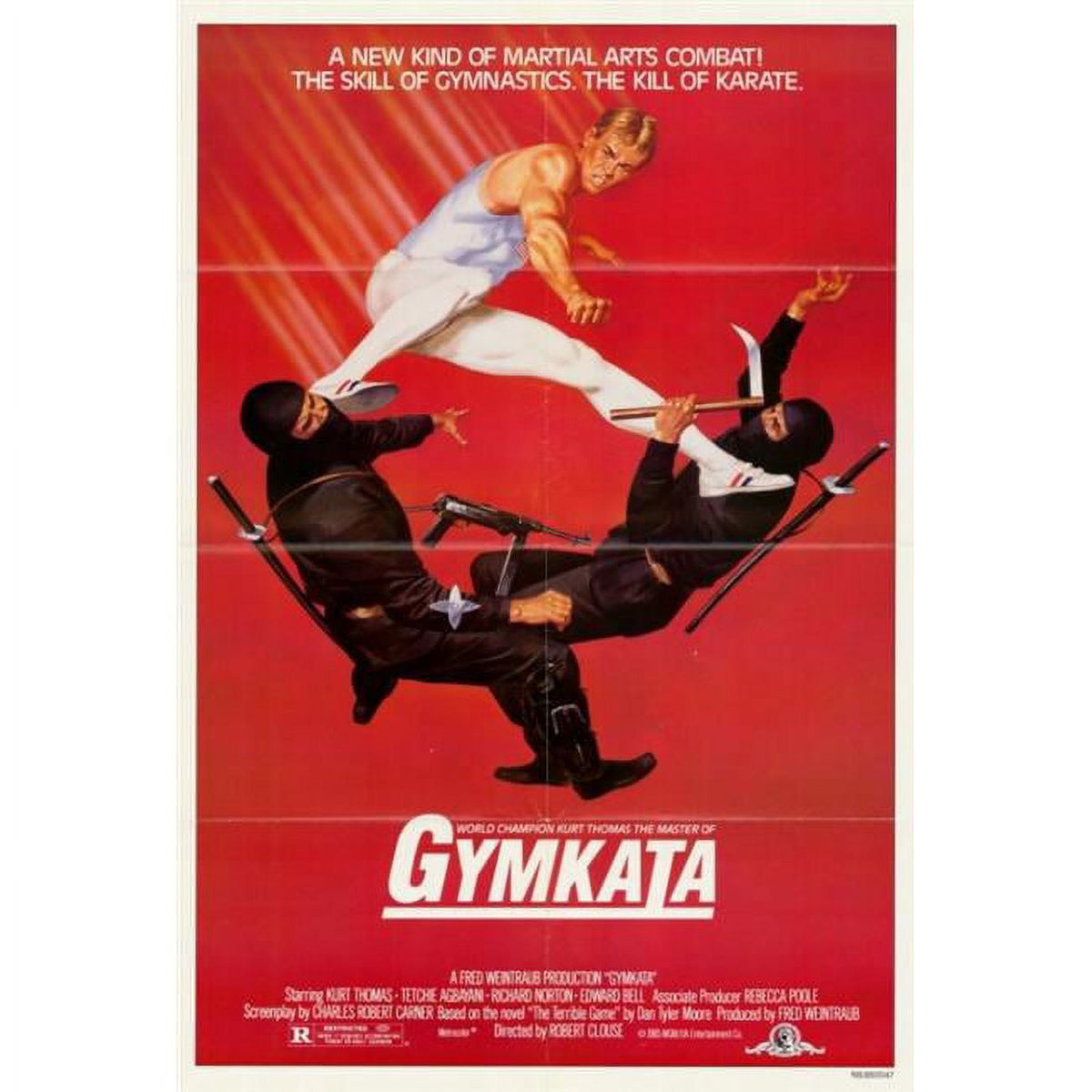 Gymkata Movie Poster Print in 27x40 size, showcasing iconic film action.