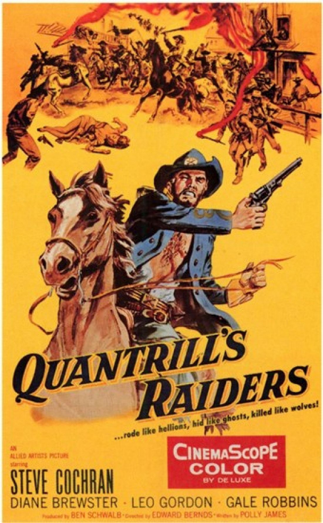 Quantrill's Raiders Movie Poster - 11x17 Print