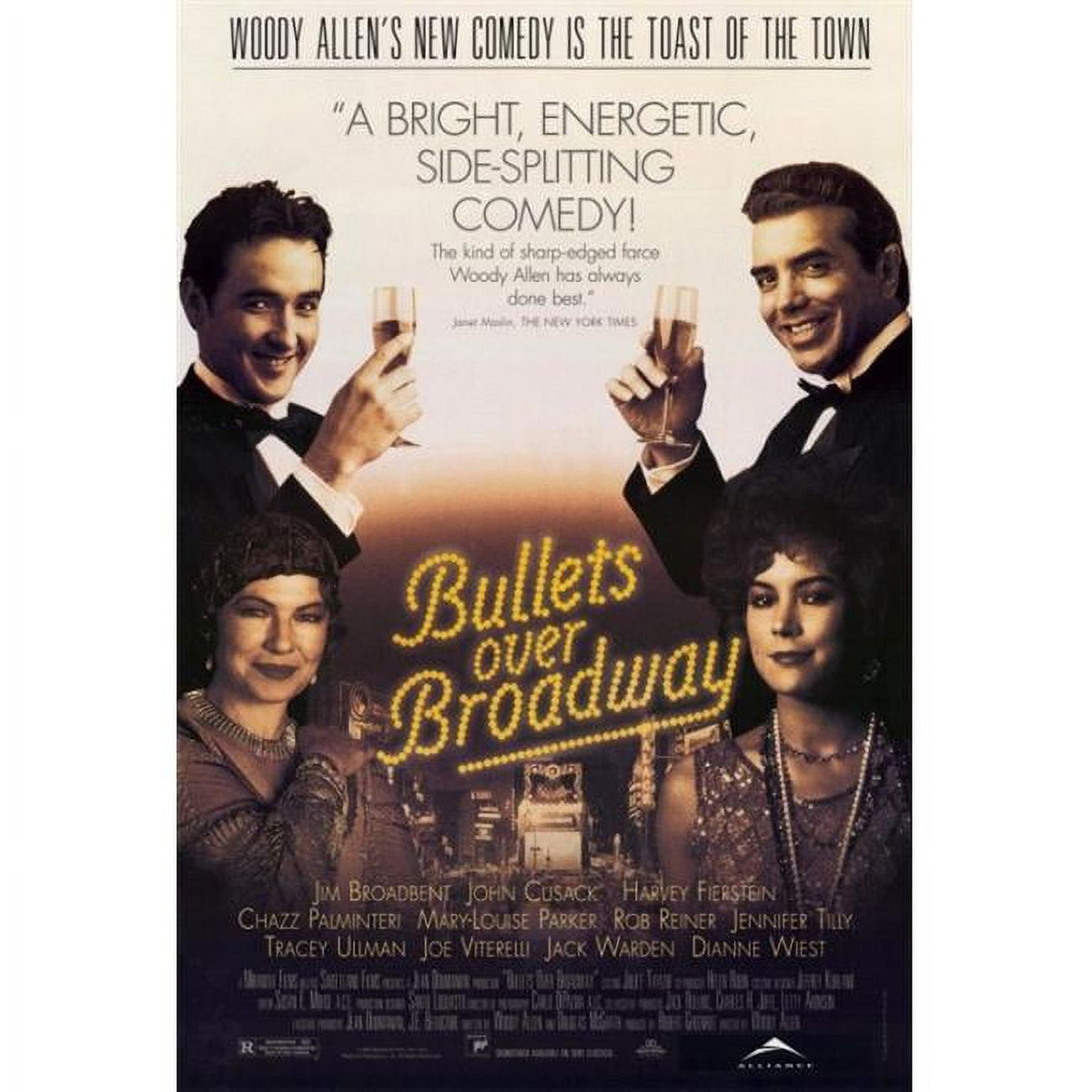 Bullets Over Broadway Movie Poster Print 27x40