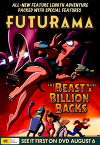 Futurama Movie Poster 11x17 Print featuring vibrant colors and iconic characters.