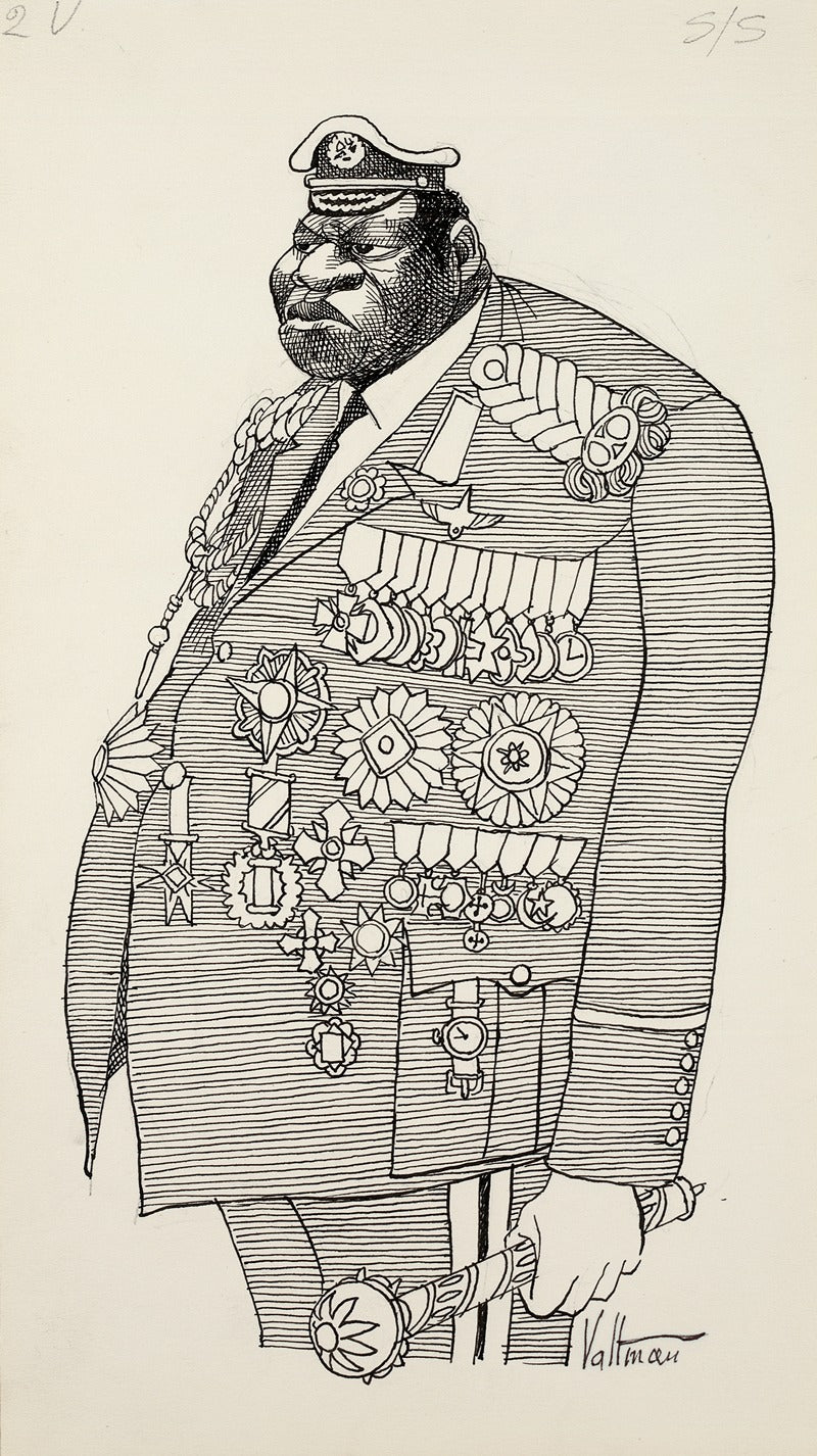 Iddi Amin Poster Print by Edmund Siegfried Valtman - 18x24