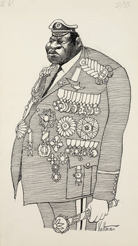 Iddi Amin Poster Print by Edmund Siegfried Valtman - 18x24