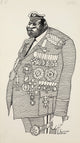 Iddi Amin Poster Print by Edmund Siegfried Valtman - 18x24