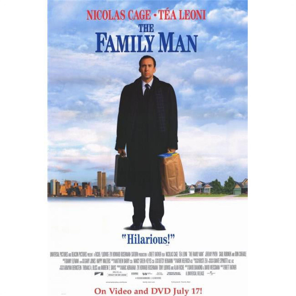 Family Man Movie Poster 11 x 17 print