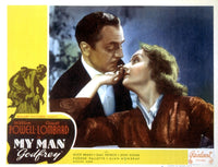My Man Godfrey movie poster print featuring William Powell and Carole Lombard
