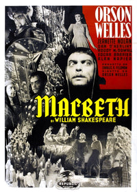 Macbeth Movie Masterprint Poster Print featuring Jeanette Nolan and Orson Welles (1948)