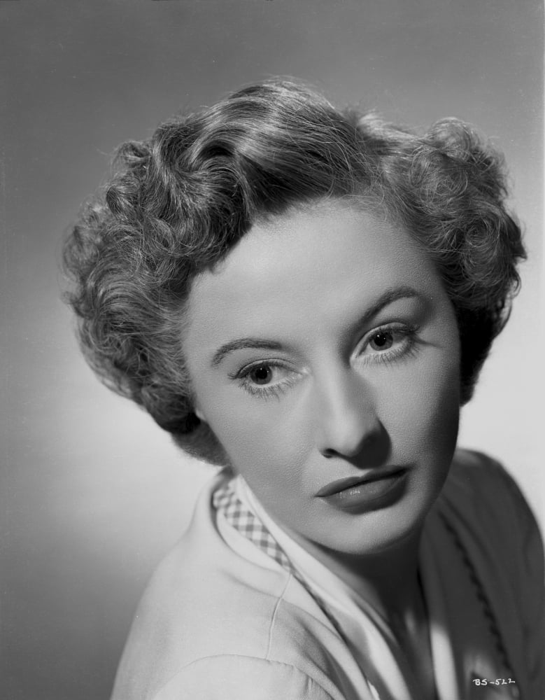 Close-up portrait photo print of Barbara Stanwyck, classic cinema art.
