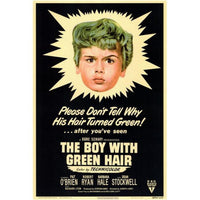 The Boy with the Green Hair movie poster print, 27x40, vibrant colors.