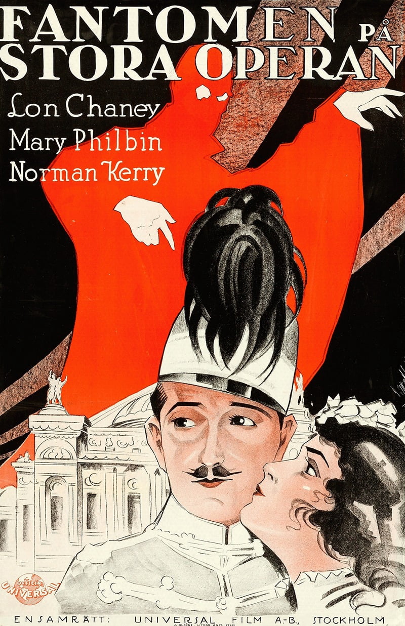 The Phantom of the Opera 1925 poster print artwork.